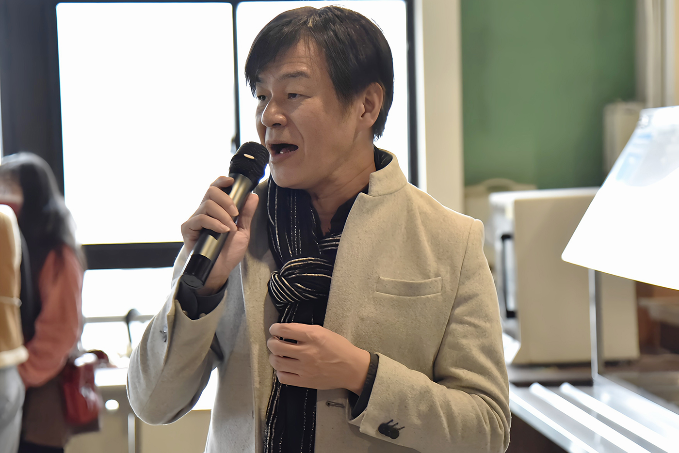 黃智陽主秘現場大展歌喉，將全場氣氛炒到最高點。