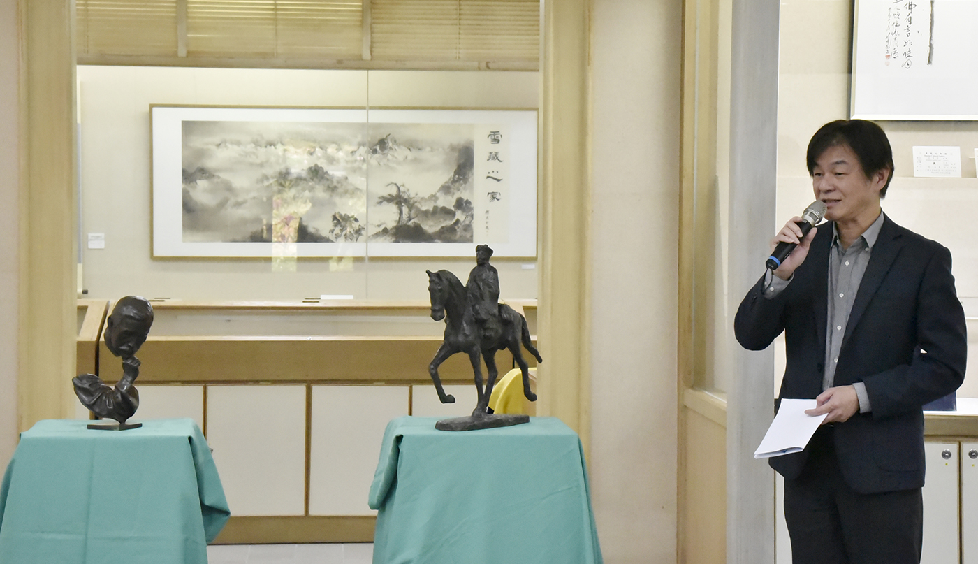 人文與藝術學院黃智陽院長致詞。