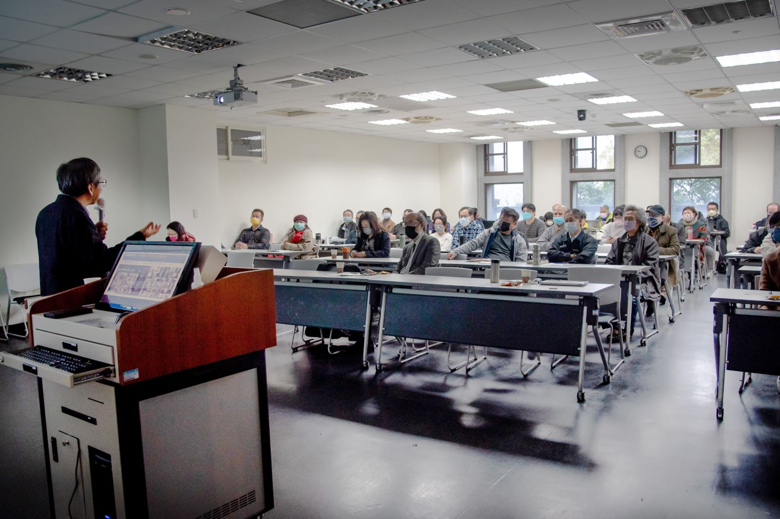 110學年度第2學期教師教學專業知能研習活動現場。