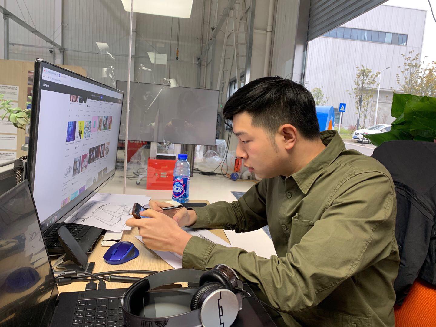 許詠竣同學於大陸貴州翰凱斯智慧技術有限公司實習情形