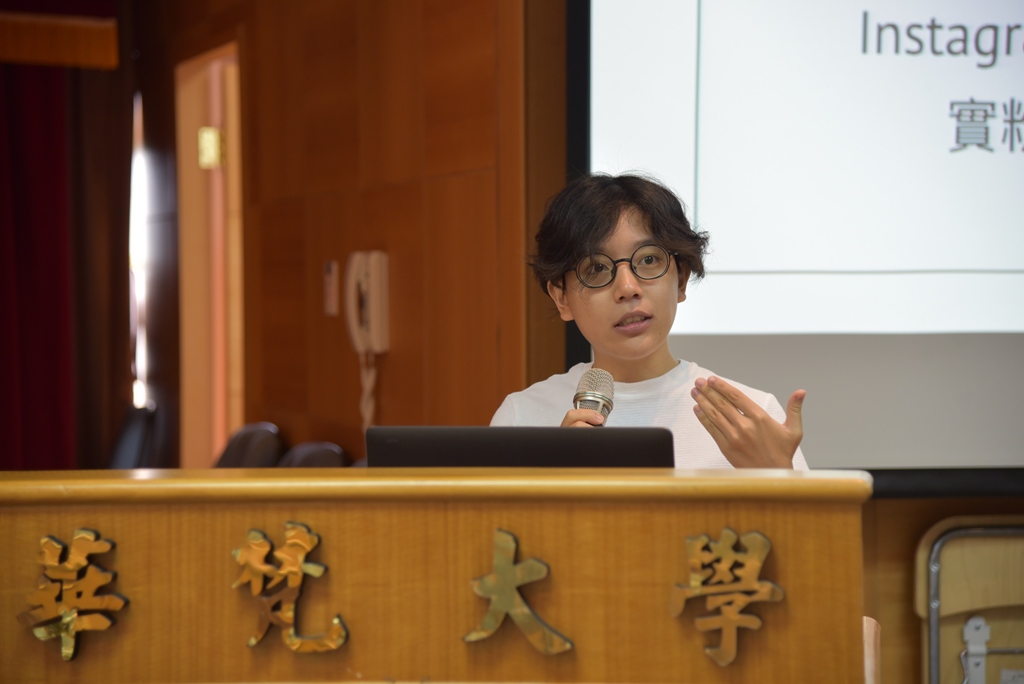 媒體服務中心華敏閔顧問主講「剖析當下年輕人閱聽習慣」