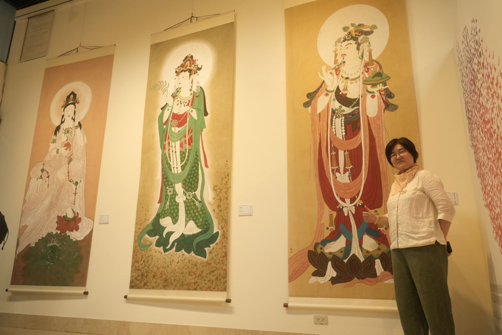 佛藝系王力紅同學作品〈梵心妙相〉。