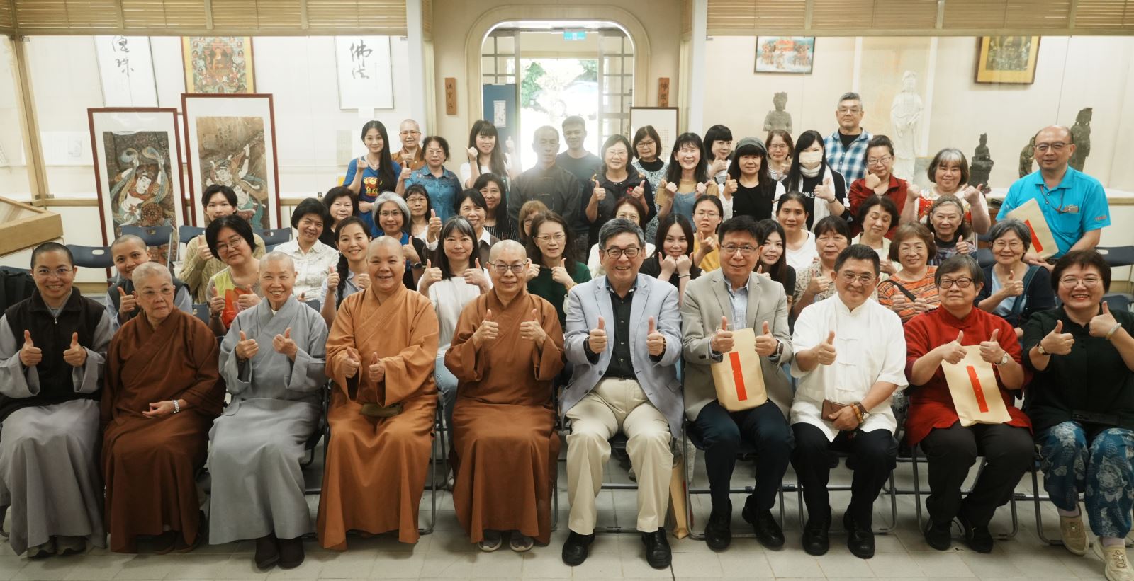 活動現場團體合影。